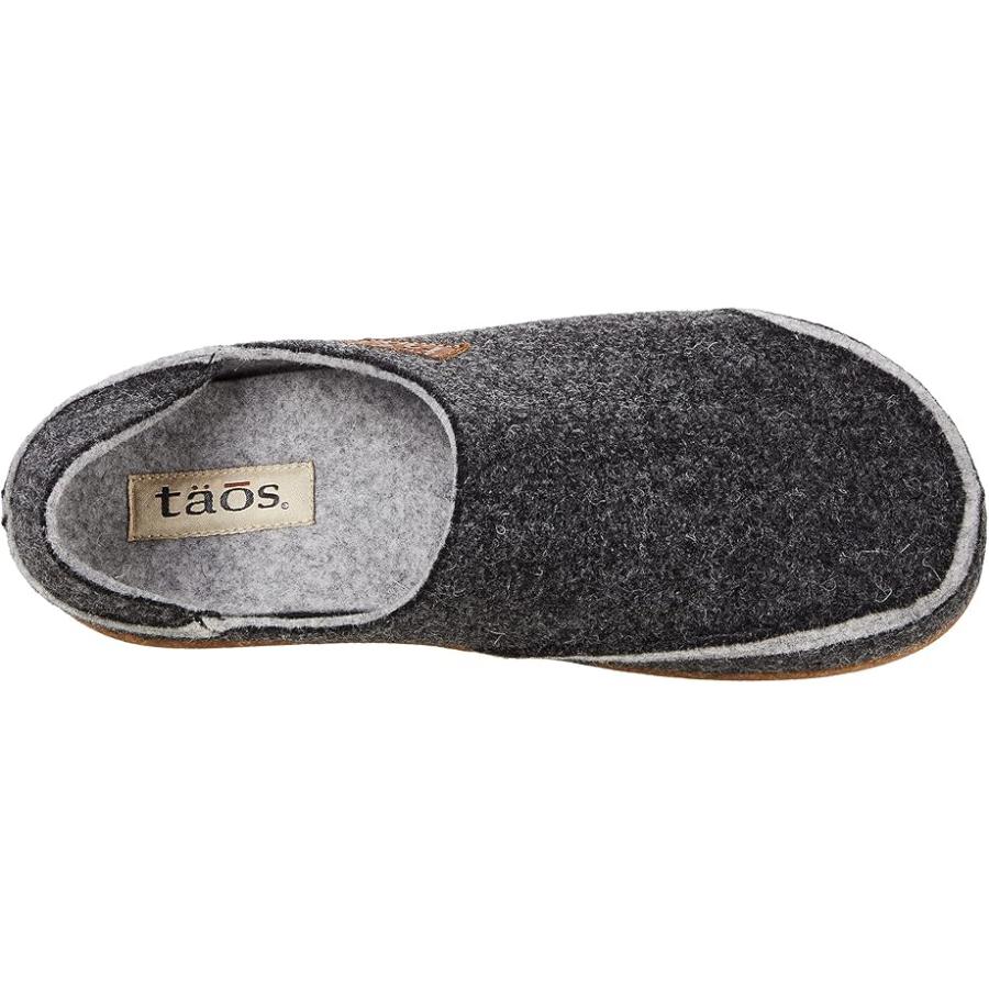 Taos Footwear  Convertawool メンズ スリッパ Charcoalの画像