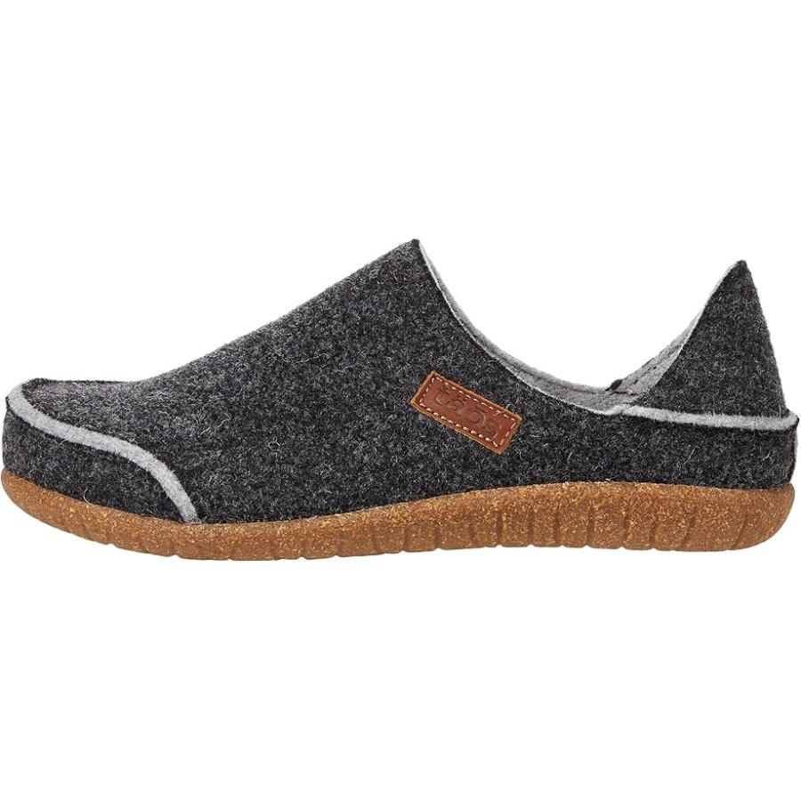 Taos Footwear  Convertawool メンズ スリッパ Charcoalの画像