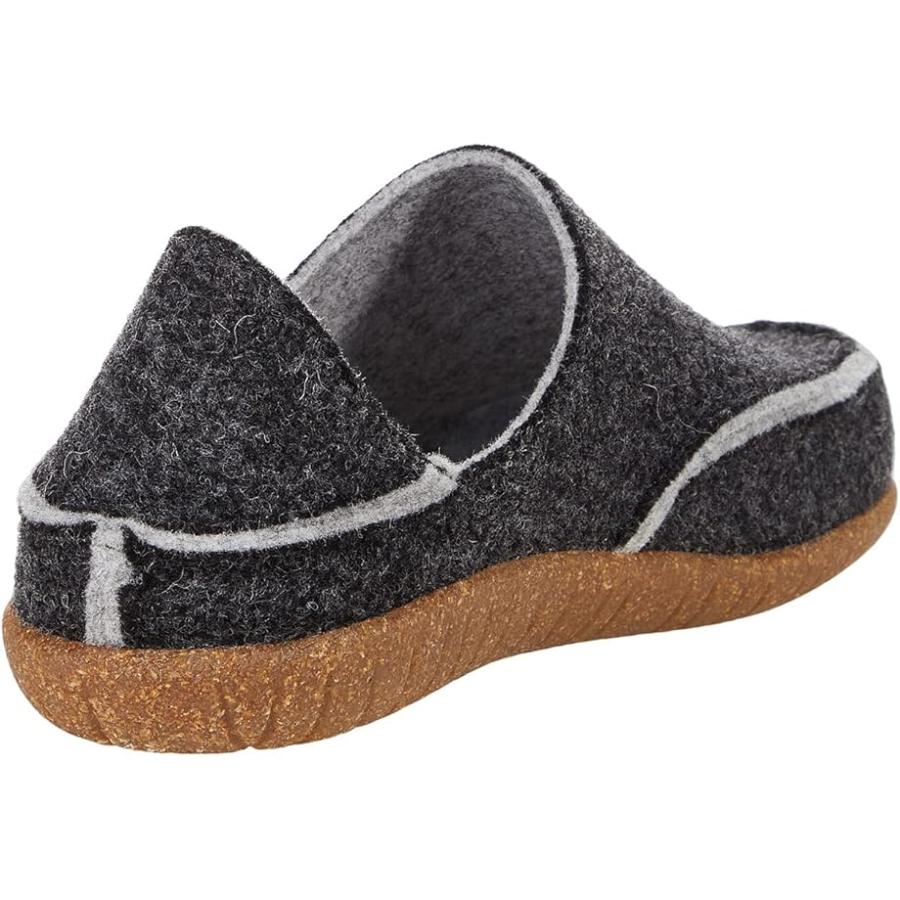 Taos Footwear  Convertawool メンズ スリッパ Charcoalの画像