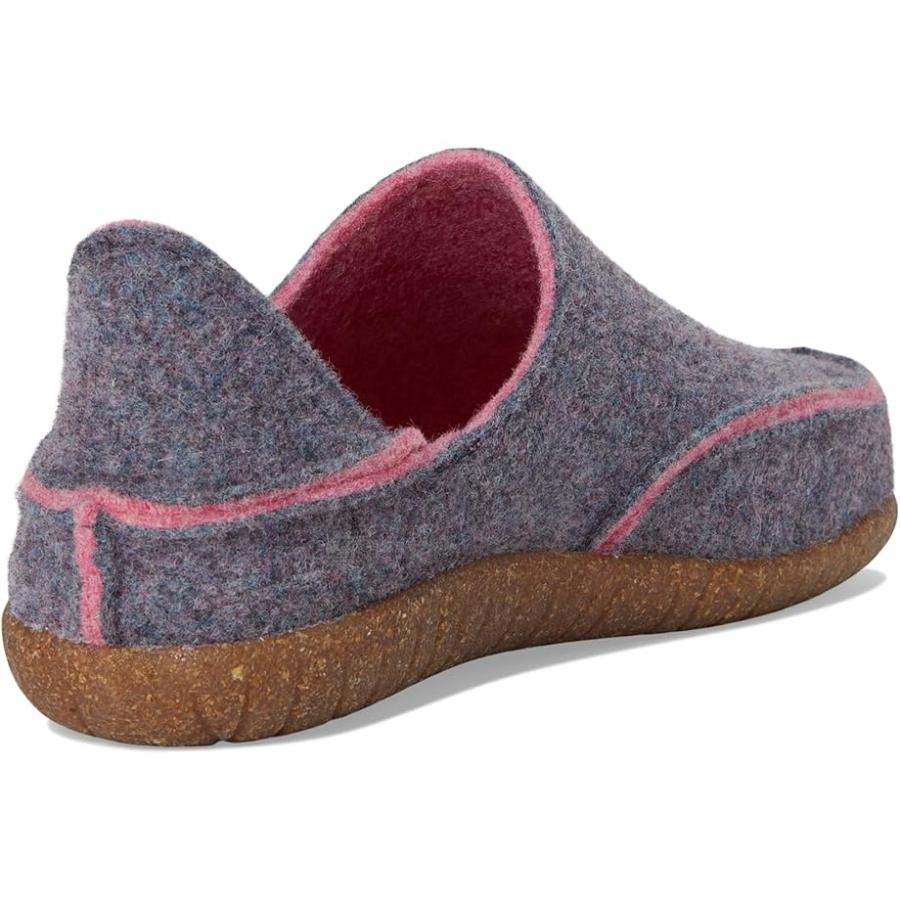 Taos Footwear  Convertawool メンズ スリッパ Grey Roseの画像