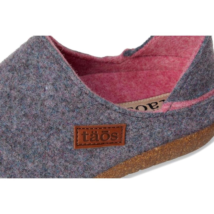 Taos Footwear  Convertawool メンズ スリッパ Grey Roseの画像