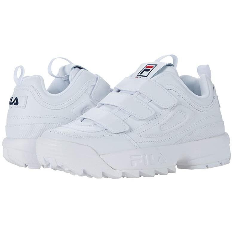 後払い手数料無料 人気 新作 日本未発売 海外限定 ブランド Red Navy Fila White Fila スニーカー レディース Strap Triple Ii Disruptor フィラ シューズ