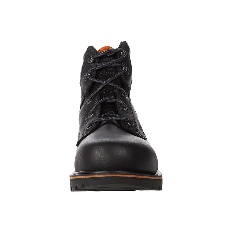 ティンバーランド Timberland PRO  Ballast 6"" Composite Safety Toe メンズ ブーツ Black｜orange-orange｜06