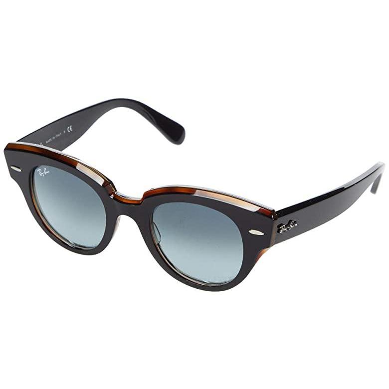 お買い求めしやすい価格 レイバン 0rb2192 Roundabout レディース サングラス Black On Transparent Brown Grey Gradient 最安値 Mercurytechnologies Mn Com