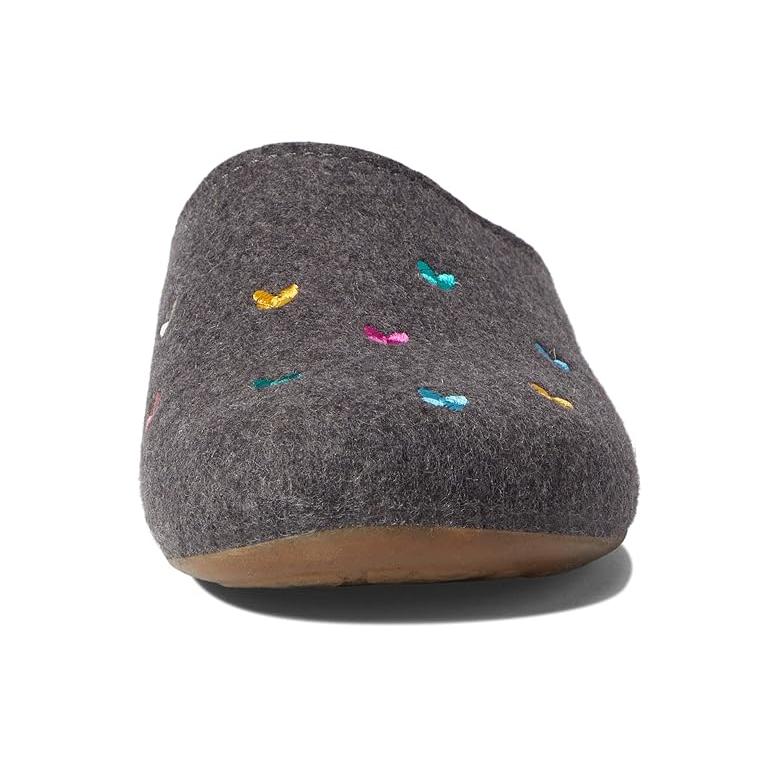 ハフリンガー Haflinger Farfalline メンズ スリッパ Grey_1