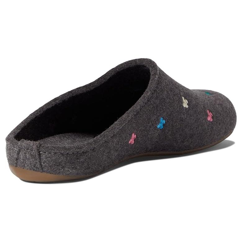 ハフリンガー Haflinger Farfalline メンズ スリッパ Grey_4