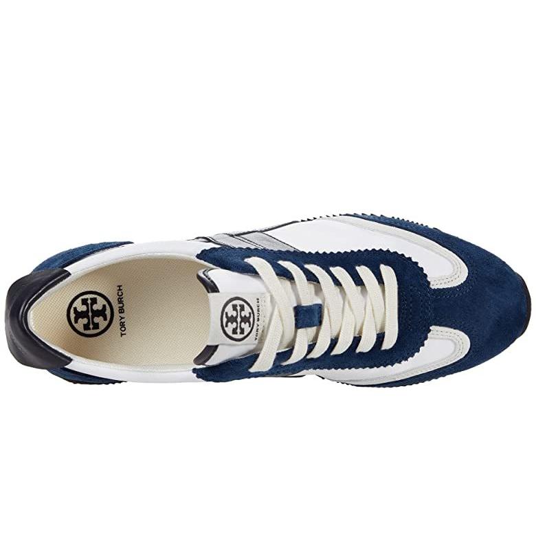 トリーバーチ Navy White Bright Snow スニーカー レディース Sneaker Hank スニーカー 海外輸入 Www Inpfp Dz