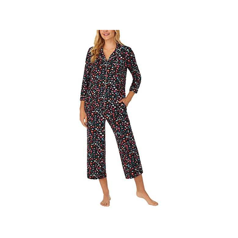 日本限定モデル Set Pajama Cropped Fashion ケイトスペード ブランド 人気 新作 日本未発売 海外限定 レディース Garden Secret パジャマ 部屋着 下着 靴下 部屋着 Www Rankinengineering Com