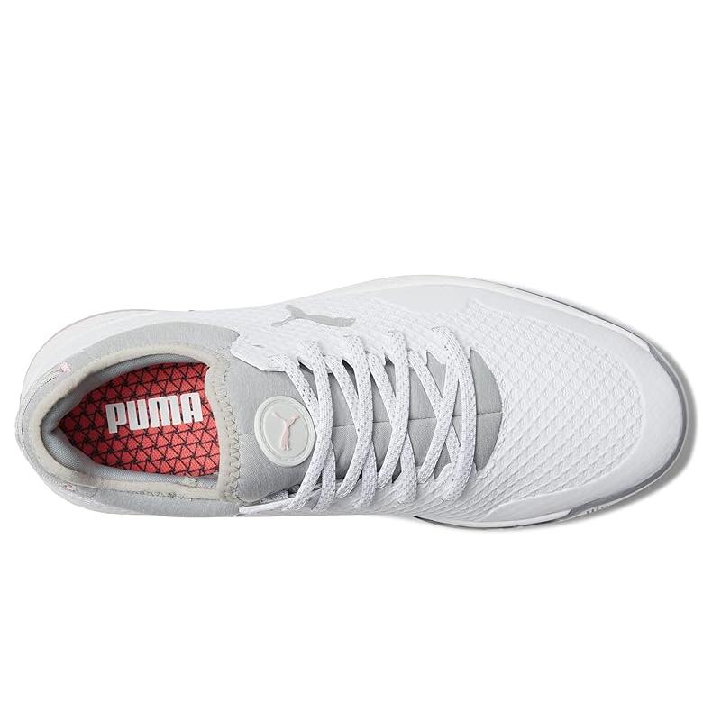 プーマ PUMA ゴルフ  Proアダプト Alphacat ゴルフ Shoes レディース スニーカー Puma White/Puma Silver｜orange-orange｜02