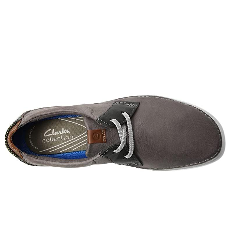 22正規激安 クラークス Leather Grey スニーカー メンズ Low Gereld スニーカー メンズサイズ 10 5 Www Gatorheatandair Com
