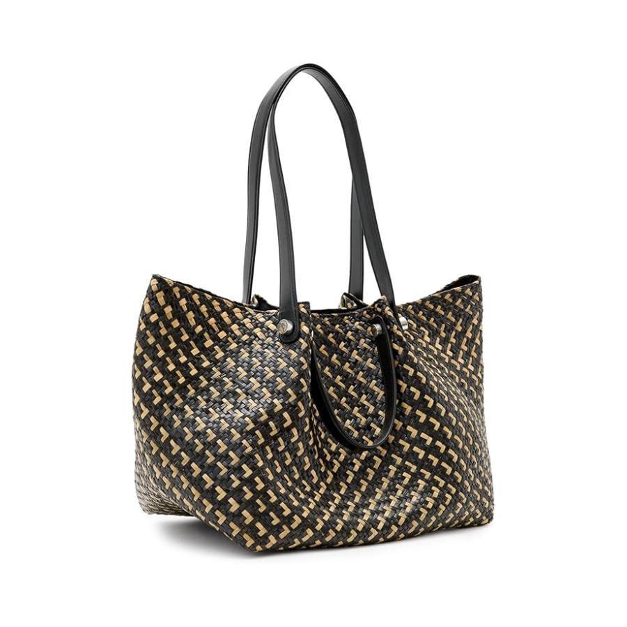 オールセインツ AllSaints Allington Straw Tote レディース ハンドバッグ かばん Black/Natural 1