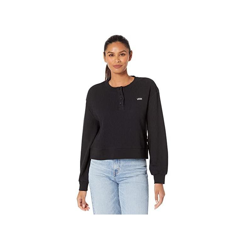 【メール便送料無料対応可】 Back Laid バンズ Henley Black フード スウェット パーカー レディース その他トップス 【メール便送料無料対応可】 Back Laid バンズ Henley Black フード スウェット パーカー レディース その他トップス