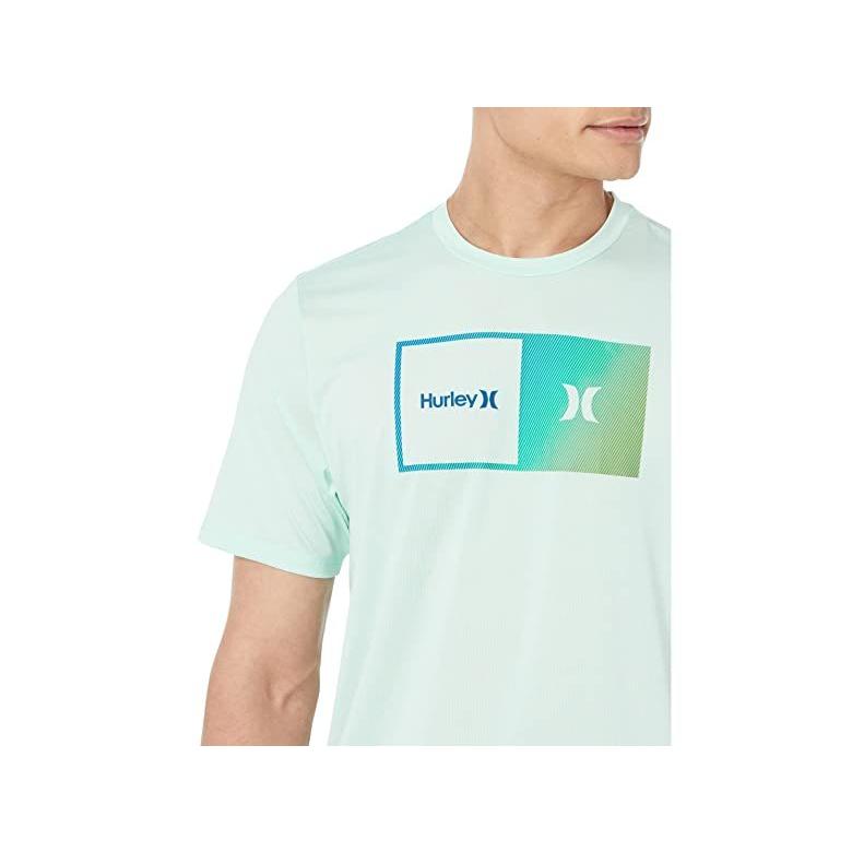 クリスマスファッション 水着 メンズ Sleeve Short Upf Hybrid Gradient Halfer ハーレー 海パン Tinted Teal その他水着 メンズサイズ 2xl Michiganestateplanning Com