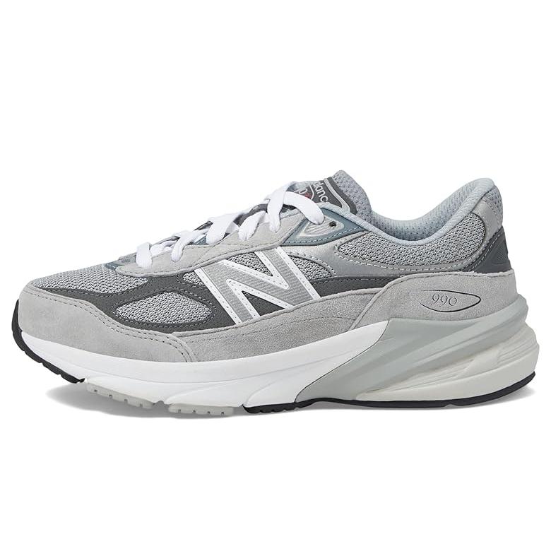 New Balance - ニュー平衡にする Kids 990v6 キッズ・ジュニア スニーカー Grey/Silver