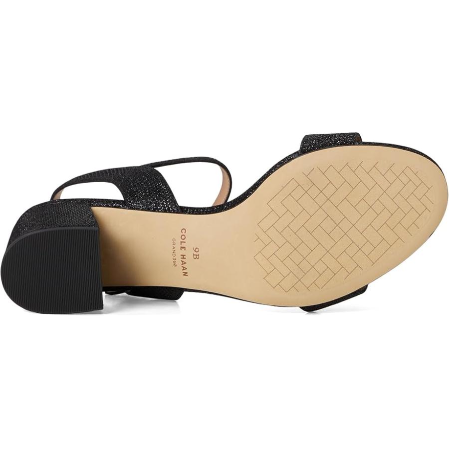 コールハーン Cole Haan Josie Block Heel Sandal (65 mm) レディース ヒール パンプス Black グリッター_2
