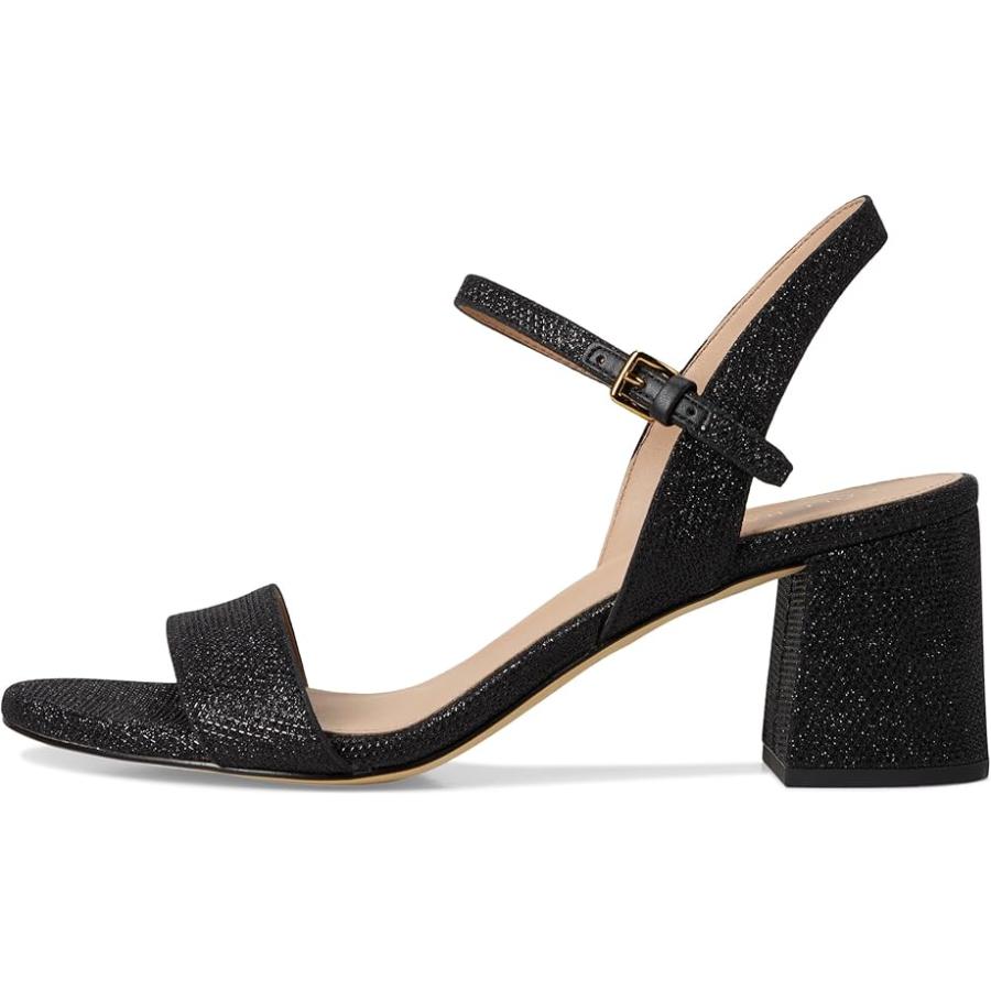 コールハーン Cole Haan Josie Block Heel Sandal (65 mm) レディース ヒール パンプス Black グリッター_3
