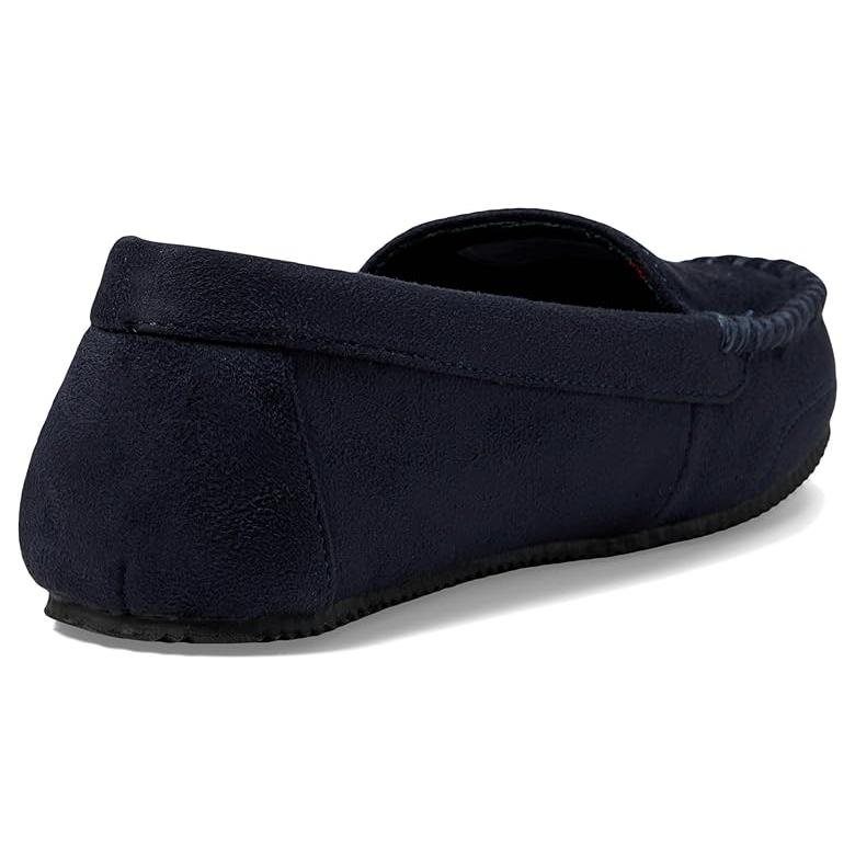 ポロ・ラルフローレン Polo Ralph Lauren  Dezi V モカシン Slipper レディース スリッパ Navy｜orange-orange｜05