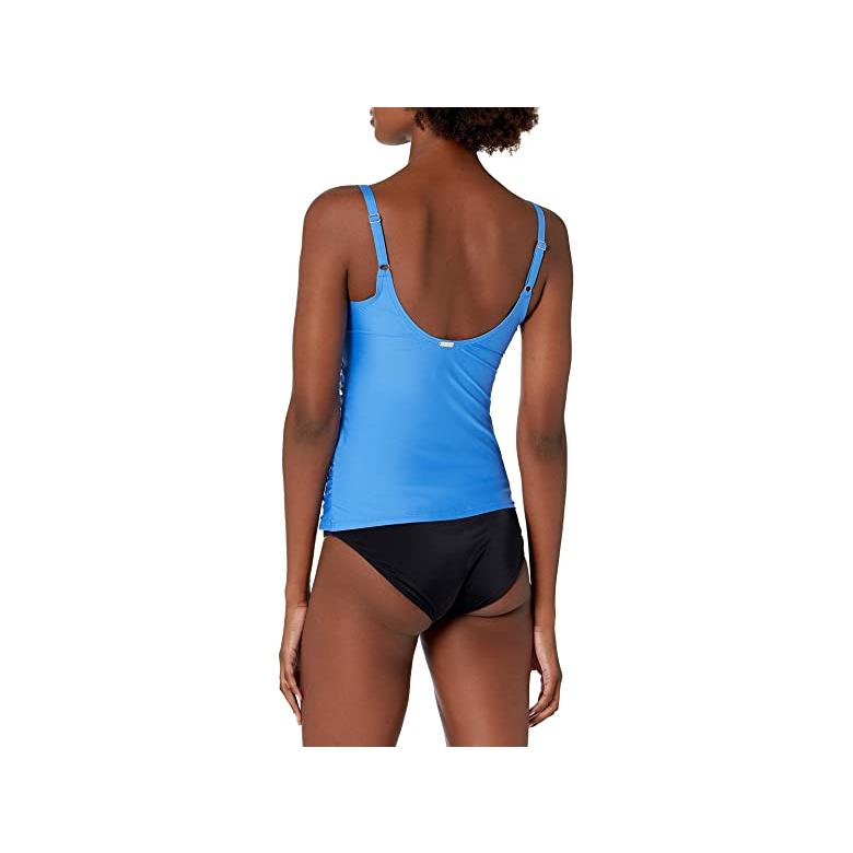 宅送 カルバン・クライン Calvin Klein Women´s スタンダード Tankini Swimsuit with Adjustable Stra