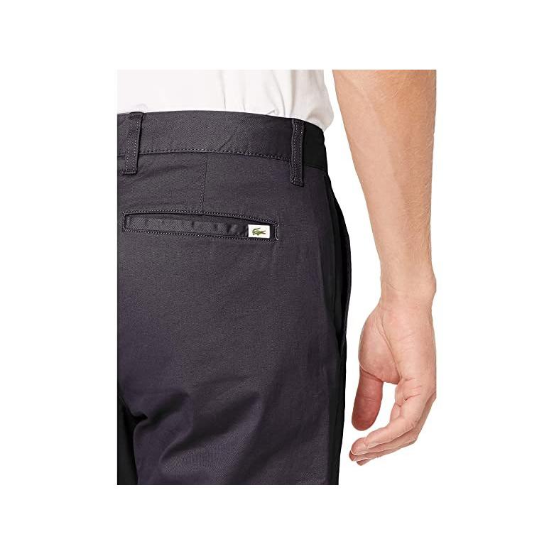 最安値挑戦 メンズ Reg Chino Garbadine Stretch ラコステ ブランド 人気 新作 日本未発売 海外限定 パンツ Blue Navy ズボン ボトムス パンツ