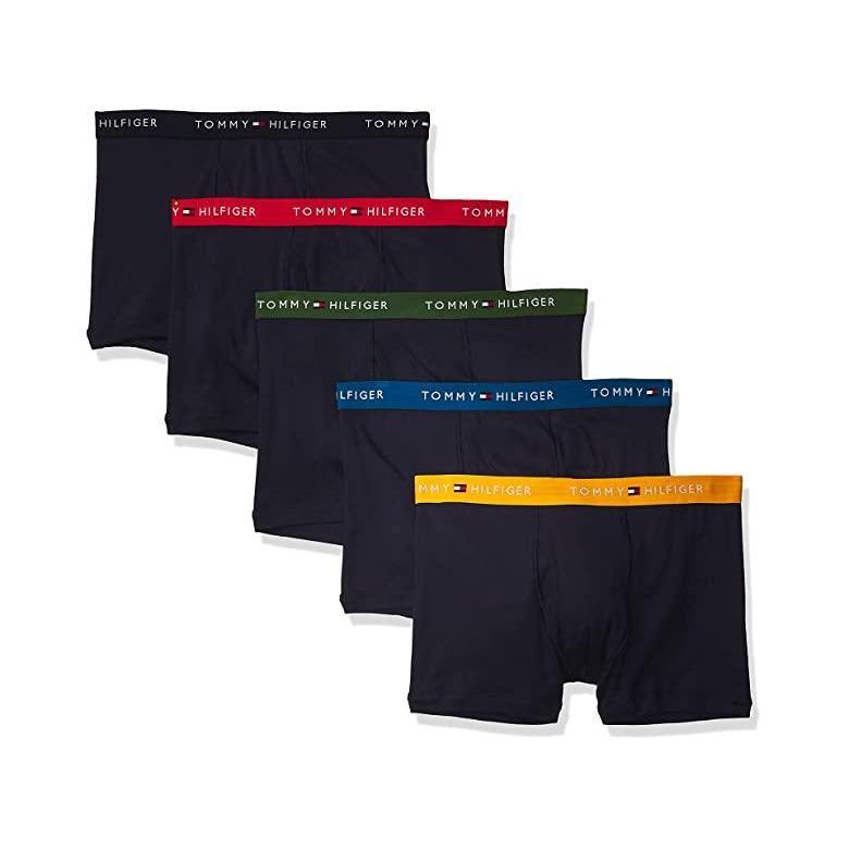 値引きする 海外限定 日本未発売 Multi Navy ボクサーパンツ パンツ メンズ Trunks Classics Cotton Multipack Underwear トミー ヒルフィガー ブランド 人気 新作 下着 靴下 部屋着