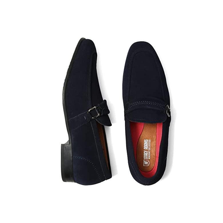 最も優遇 Moc Quillan Adams Stacy Toe Navy ローファー メンズ Loafer Slip On ローファー メンズサイズ 9 5 Egzamin Dobrzedobrze Studio