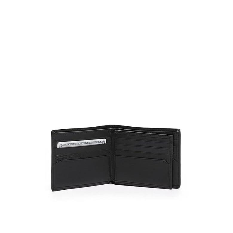 トゥミ Tumi  Alpha Global Center Flip Passcase メンズ Wallets Black｜orange-orange｜02