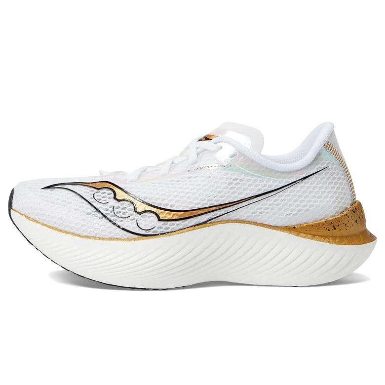 サッカニー Saucony エンドルフィン Pro 3 レディース スニーカー White/Gold｜orange-orange｜04