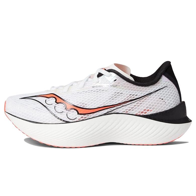 サッカニー Saucony  エンドルフィン Pro 3 レディース スニーカー White/Black/Vizi｜orange-orange｜04