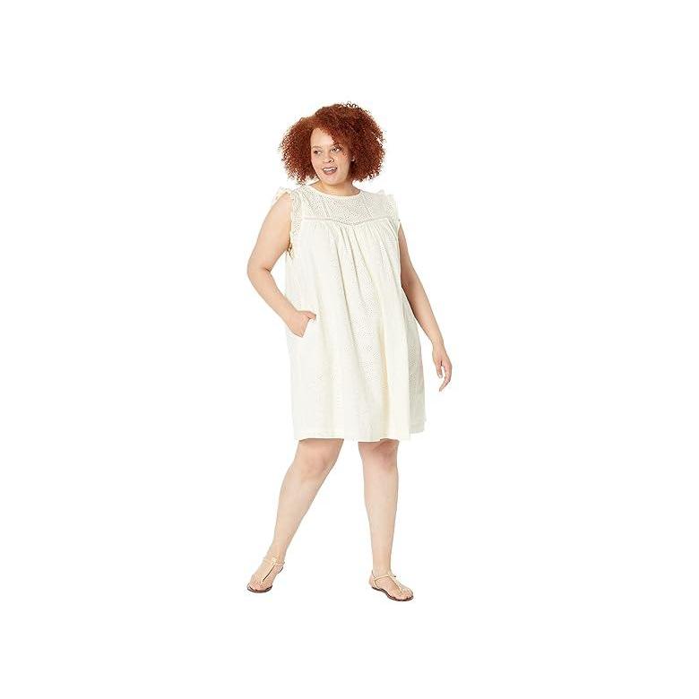 最高級のスーパー Sleeve Ruffle Size Plus Madewell Mini Lighthouse ドレス レディース Dress ワンピース
