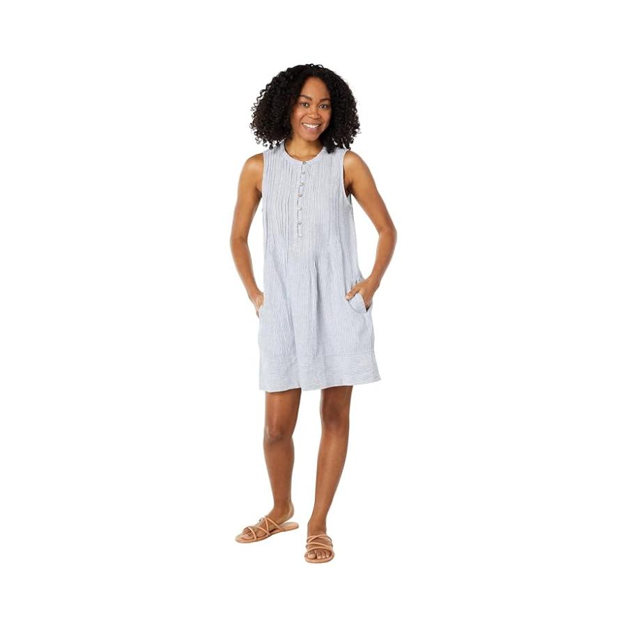 Faherty Isha Dress レディース ドレス Blue Mini Stripe 1_3