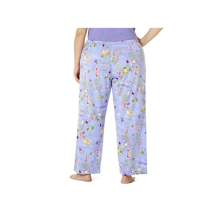 ヒュー HUE Plus Size Natural Ingredients Pajama Pants レディース Sleepwear Jacarand｜orange-orange｜02