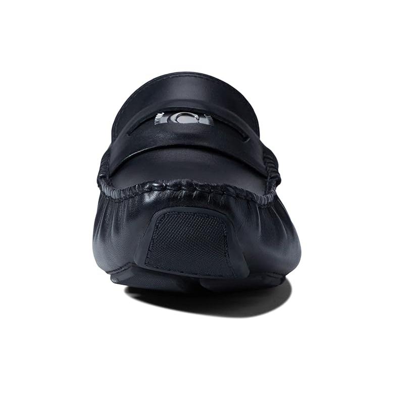 COACH コーチ C Coin レザー Driver メンズ ローファー Black