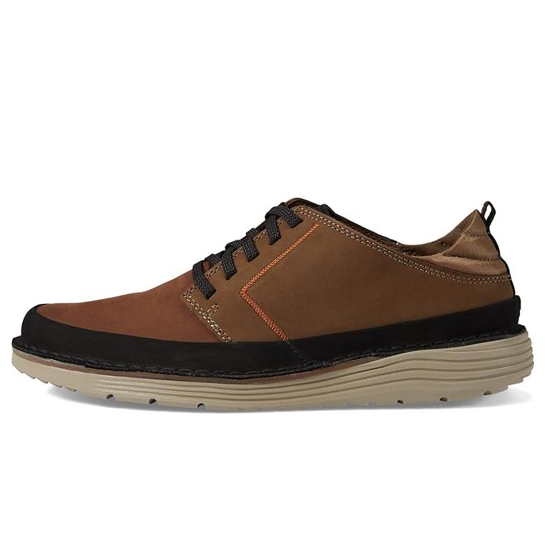 クラークス Clarks Brahnz Low メンズ スニーカー Dark Green レザー｜orange-orange｜04