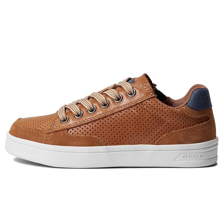 GEOX ジェオックス Kids Djrock 36 (Little Kid/Big Kid) キッズ・ジュニア スニーカー Cognac/Navy｜orange-orange｜04