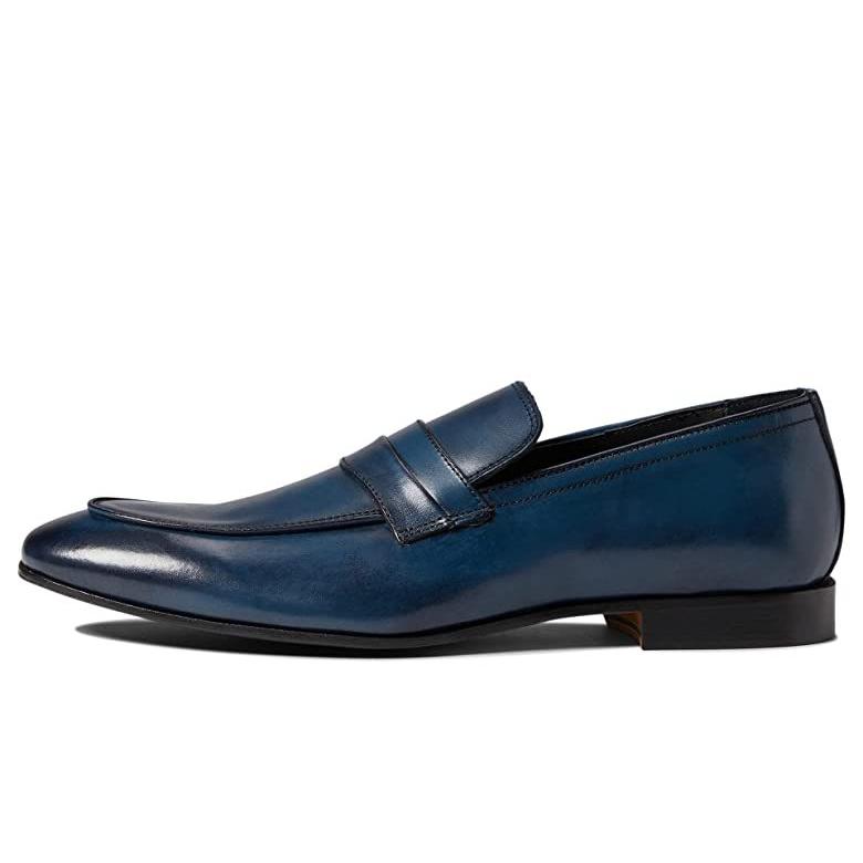 新入荷 Loafer Penny Strap Tuscany Matteo Massimo メンズ Navy ローファー ローファー メンズサイズ 9 Michiganestateplanning Com
