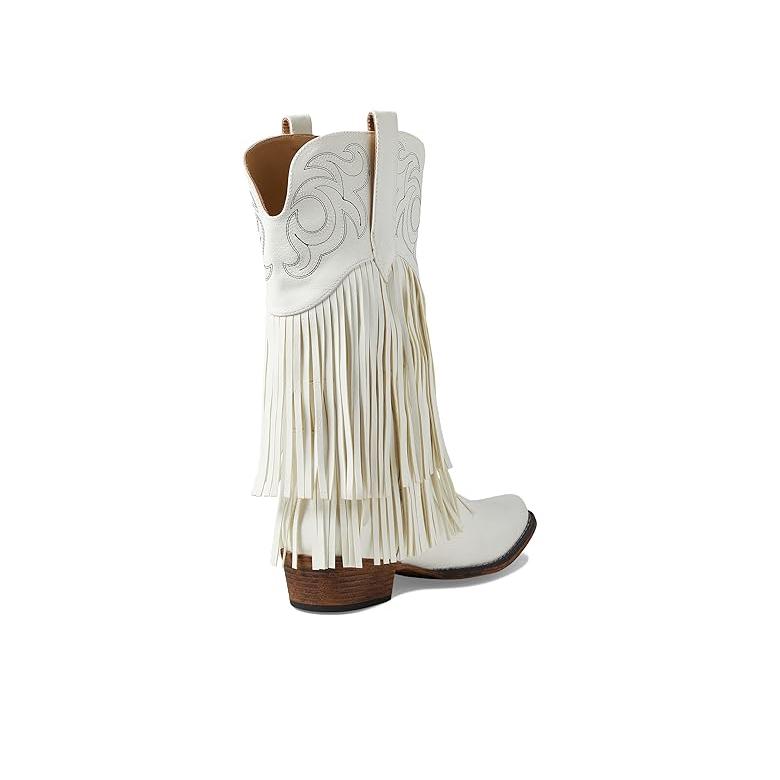 DRIES VAN NOTEN◇汚れ有/ベロア/サイドジップブーツ/37.5/WHT 楽天