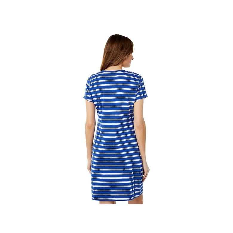 ユーエスポロ アッスン U.S. POLO ASSN. V-Neck Stripe Dress レディース ドレス Blue Raft｜orange-orange｜02