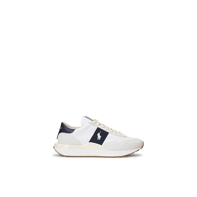 ポロ・ラルフローレン Polo Ralph Lauren Train 89 Sneaker メンズ スニーカー White/Hunter Navy｜orange-orange｜04