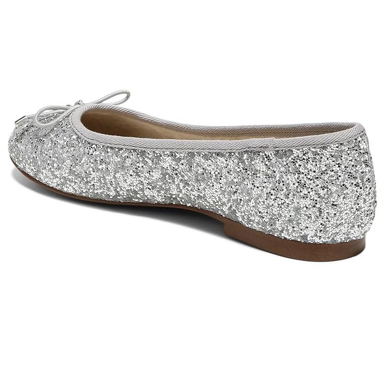 『目玉新商品』サム エデルマン サム Edelman Kids Felicia (リトル・ビッグ) キッズ・ジュニア Flats Soft Silver ボアダイヤル