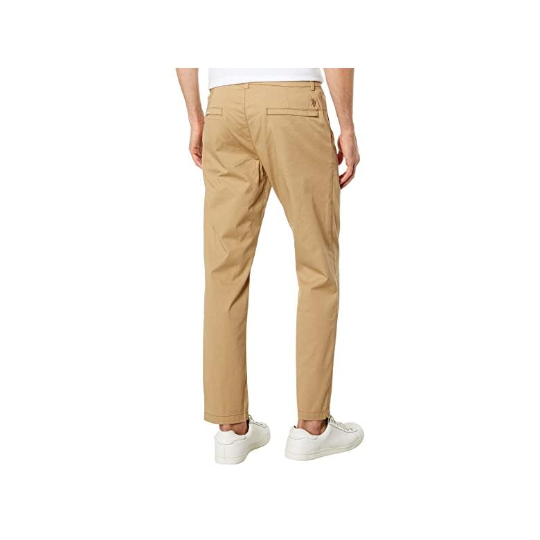 ユーエスポロ アッスン U.S. POLO ASSN. ストレッチ ゴルフ Pants w/ ジップper メンズ Pants Admiral Kha｜orange-orange｜02