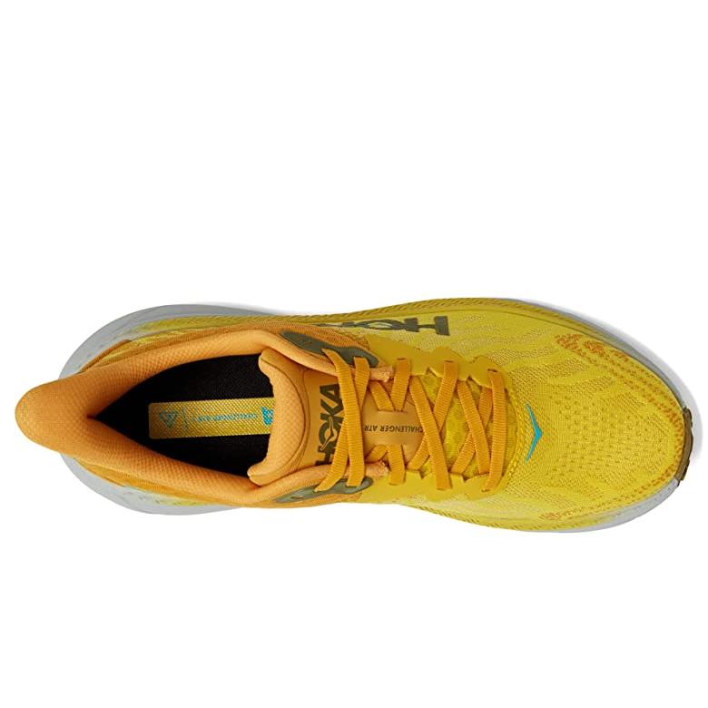 ホカオネオネ Hoka チャレンジャー 7 メンズ スニーカー Passion Fruit/Golden Yellow｜orange-orange｜02