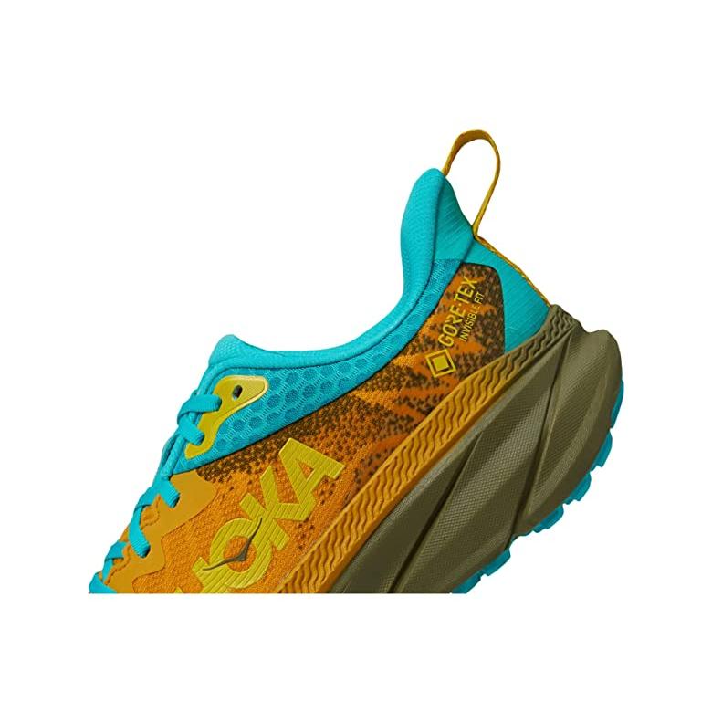 ホカオネオネ Hoka チャレンジャー 7 ゴアテックス メンズ スニーカー Golden Yellow/Avocado｜orange-orange｜05