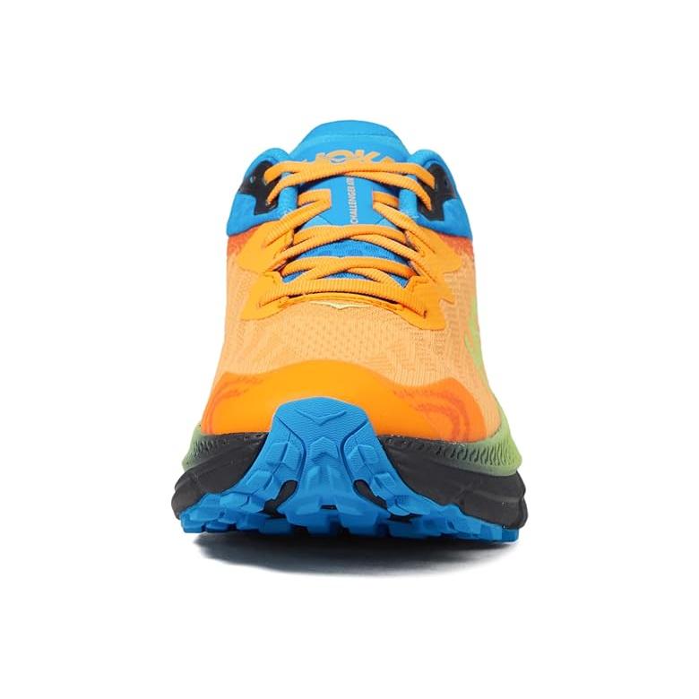 ホカオネオネ Hoka チャレンジャー 7 ゴアテックス メンズ スニーカー Black/Solar Flare｜orange-orange｜03