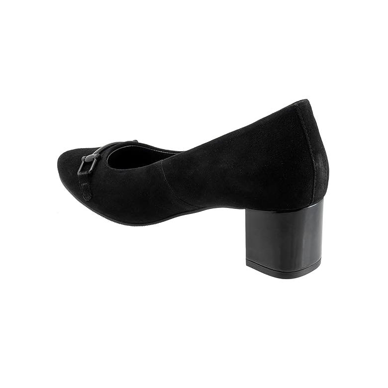 トロッターズ Trotters Kenzie レディース ヒール パンプス Black Suede_4