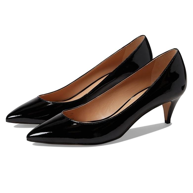 コーチレザーパンプスヒール