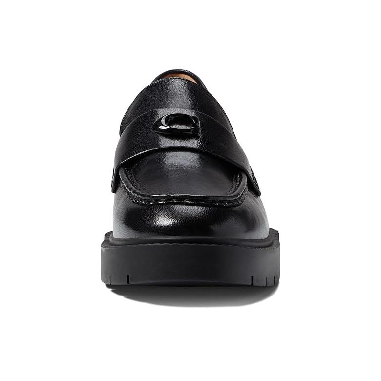 COACH コーチ Leah レザー Loafer レディース ローファー Black COACH コーチ Leah レザー Loafer レディース ローファー Black