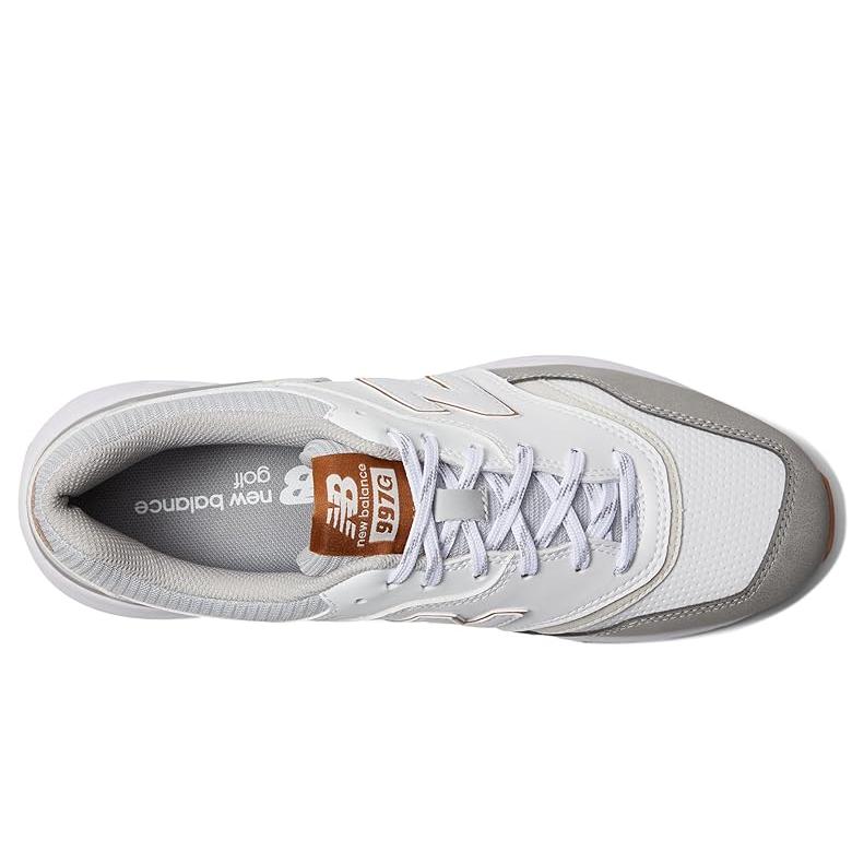 ニューバランス New Balance ゴルフ 997 SL ゴルフ Shoes メンズ スニーカー White/Grey｜orange-orange｜02