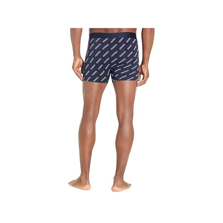 ラコステ Lacoste  3-Pack Casual Cotton ストレッチ Lacoste Print Boxer Briefs メンズ 下着｜orange-orange｜02