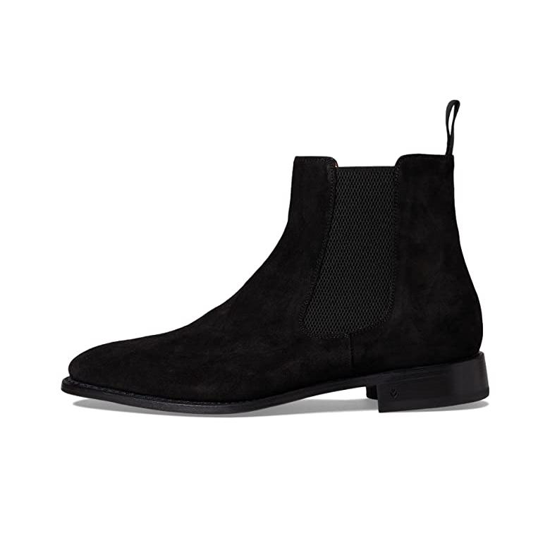 ジョンヴァーヴェイトス John Varvatos Amsterdam チェルシー メンズ ブーツ Blackの画像