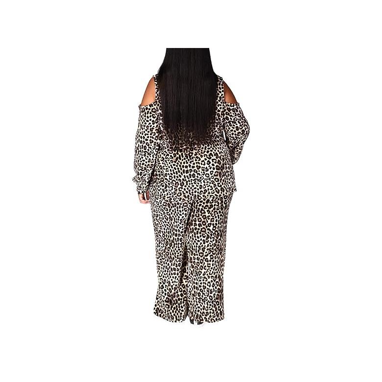 マイケル コース MICHAEL Michael Kors Plus Size Cheetah Straight Leg Pants レディース パン｜orange-orange｜03